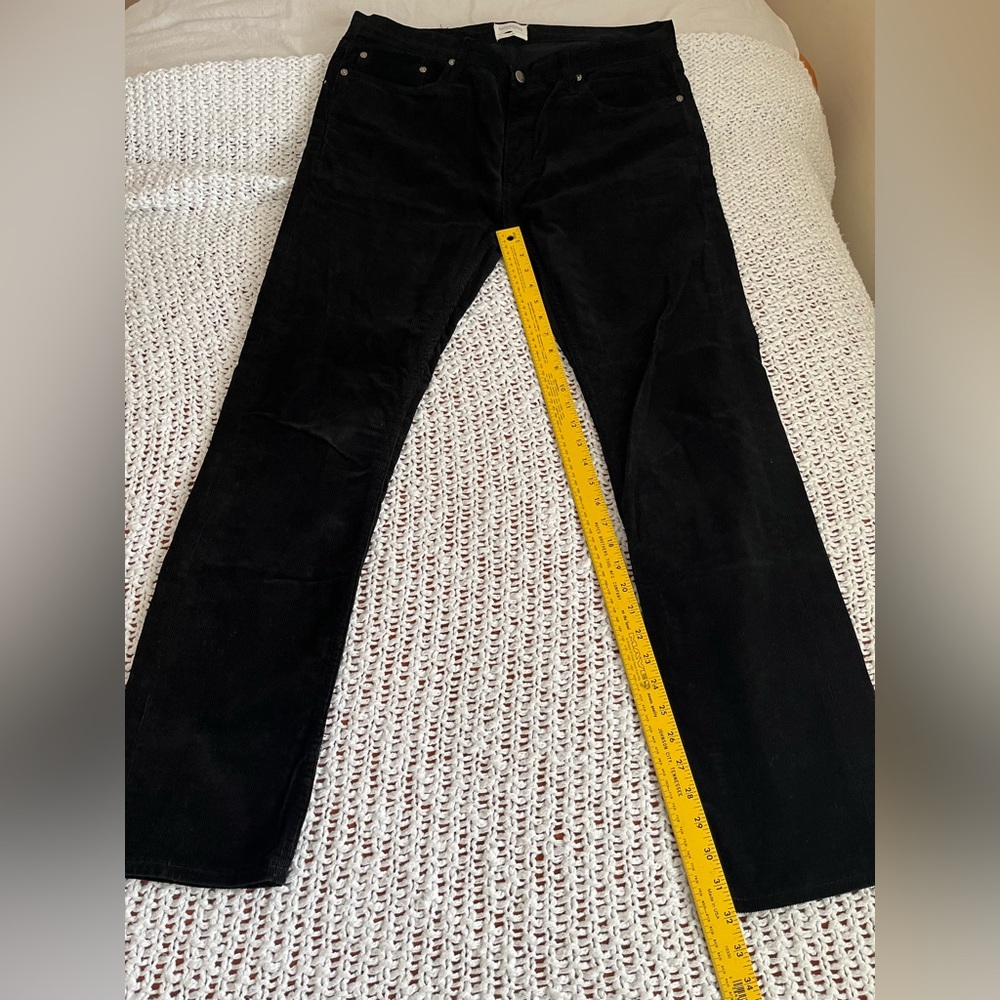 Saturday Surf New York City Men’s Black Corduroy 36
